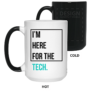 Zilliqa Merch - I'm here for the tech 15 oz. Color Changing Mug TCP1607