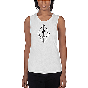 Ethereum Merch - Line design Women’s Sports Tank TCP1607