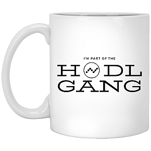 Nano Merch - Hodl gang 11 oz. White Mug TCP1607