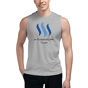 Steem Merch - In scalability we trust – Men's Muscle Shirt TCP1607