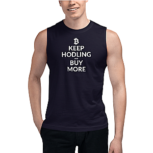 Bitcoin Merch - Keep hodling Men’s Muscle Shirt TCP1607