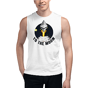 Ethereum Merch - The moon Men’s Muscle Shirt TCP1607