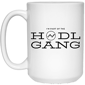 Nano Merch - Hodl gang 15 oz. White Mug TCP1607