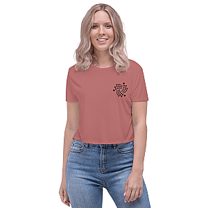 Iota Merch - Floating Women's Embroidered Crop Tee TCP1607