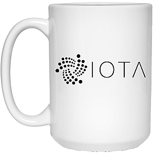 Iota Merch - Script 15oz. White Mug TCP1607