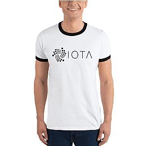 Iota Merch - Script Men's Ringer T-Shirt TCP1607