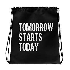 Zilliqa Merch - Tomorrow starts today Drawstring Bag TCP1607