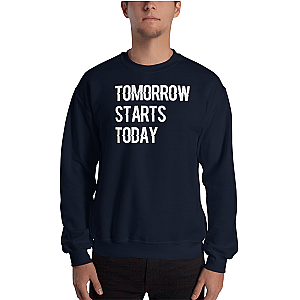 Zilliqa Merch - Tomorrow starts today Men’s Crewneck Sweatshirt TCP1607