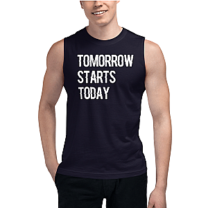 Zilliqa Merch - Tomorrow starts today Men’s Muscle Shirt TCP1607