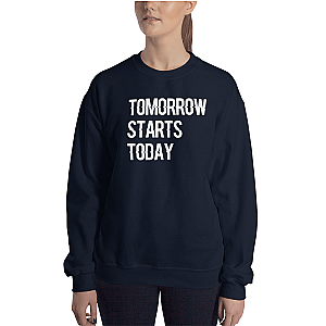 Zilliqa Merch - Tomorrow starts today Women’s Crewneck Sweatshirt TCP1607