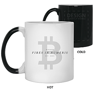 Bitcoin Merch - Vires in numeris 11 oz. Color Changing Mug TCP1607