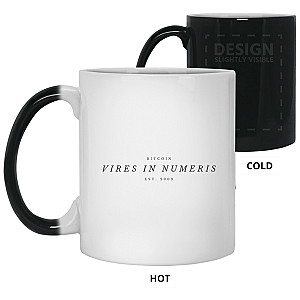 Bitcoin Merch - Vires in numeris 11 oz. Color Changing Mug TCP1607