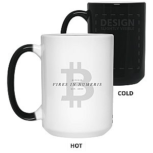 Bitcoin Merch - Vires in numeris 15 oz. Color Changing Mug TCP1607