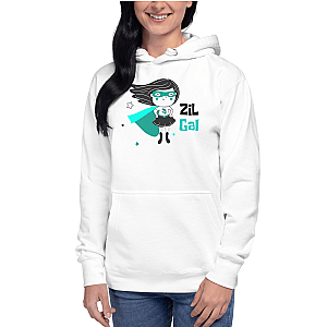 Zilliqa Merch - ZIL gal Women's Pullover Hoodie TCP1607