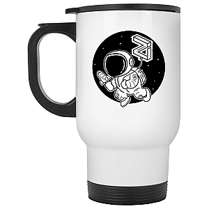 Zilliqa Merch - Zilbaloon White Travel Mug TCP1607