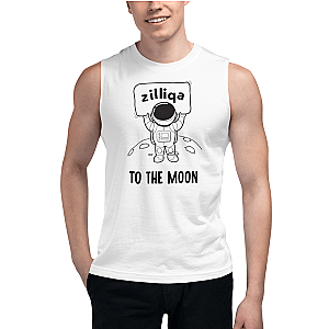 Zilliqa Merch - To the moon Men’s Muscle Shirt TCP1607