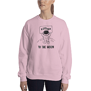 Zilliqa Merch - To the moon Women’s Crewneck Sweatshirt TCP1607