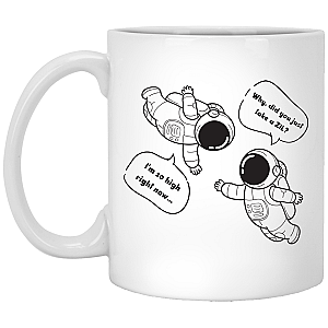 Zilliqa Merch - Zilliqa astronauts 11 oz. White Mug TCP1607