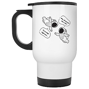 Zilliqa Merch - Zilliqa astronauts White Travel Mug TCP1607