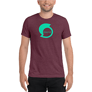 Steem Merch - Steemit Men’s Tri-Blend T-Shirt TCP1607