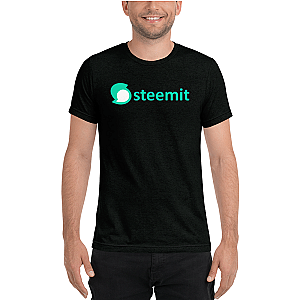 Steem Merch - Steemit Men’s Tri-Blend T-Shirt TCP1607