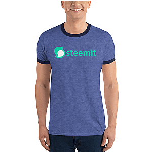 Steem Merch - Steemit Men’s Ringer T-Shirt TCP1607