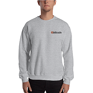 Bitcoin Merch - Men's Embroidered Crewneck Sweatshirt TCP1607