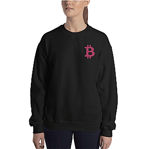 Bitcoin Merch - Women’s Embroidered Crewneck Sweatshirt TCP1607