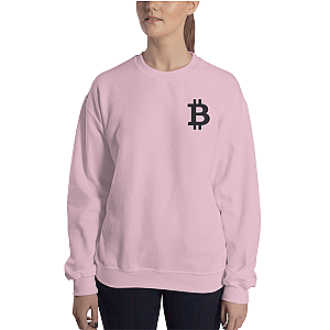 Bitcoin Merch - Women’s Embroidered Crewneck Sweatshirt TCP1607