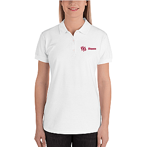 Steem Merch – Women’s Embroidered Polo Shirt TCP1607