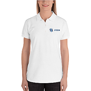 Steem Merch – Women’s Embroidered Polo Shirt TCP1607