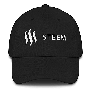 Steem Merch white - Baseball cap TCP1607