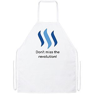 Steem Merch - Don't Miss The Revolution Apron TCP1607