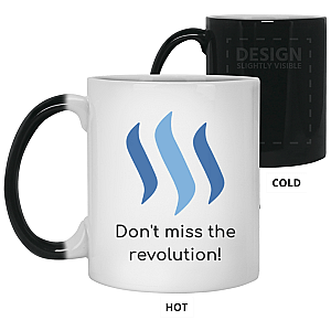 Steem Merch - Don't Miss The Revolution 11 oz. Color Changing Mug TCP1607