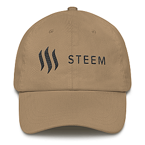 Steem Merch - Black Baseball cap TCP1607