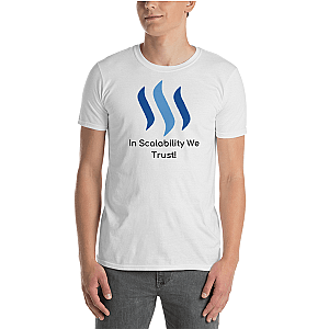 Steem Merch - Steem in scalability we trust Men's T-Shirt TCP1607