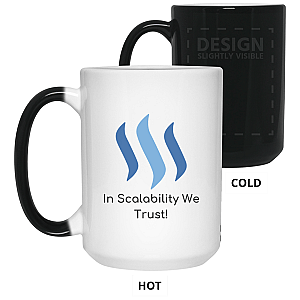 Steem in scalability we trust - 15 oz. Color Changing Mug TCP1607