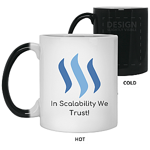 Steem in scalability we trust - 11 oz. Color Changing Mug TCP1607