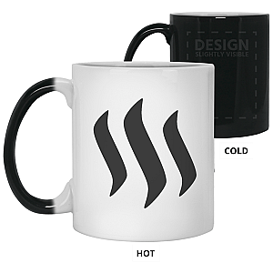 Steem Merch - Black 11 oz. Color Changing Mug TCP1607