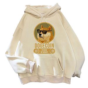 Dogecoin Merch - Dogecoin Future Of Money Graphic Hoodie