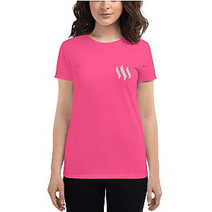 Steem Merch - Women's Embroidered Short Sleeve T-Shirt TCP1607