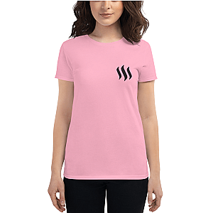 Steem Merch - Women's Embroidered Short Sleeve T-Shirt TCP1607