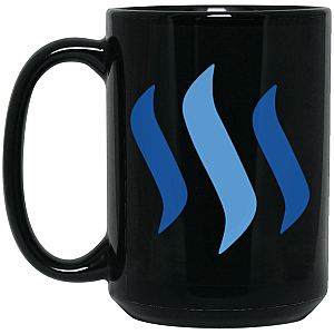 Steem Mugs - 15 oz. Black Mug TCP1607