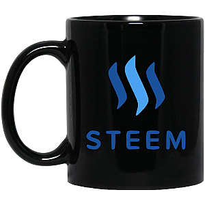 Steem Mugs - 11 oz. Black Mug TCP1607