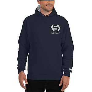 Zilliqa Merch - Scilla Men’s Embroidered Premium Hoodie TCP1607