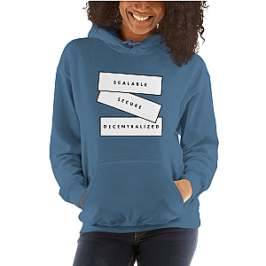 Zilliqa Merch - Scalable, secure, decentalized  Women’s Hoodie TCP1607