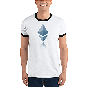 Ethereum T-shirts - Ethereum reflection design Men's Ringer T-Shirt TCP1607