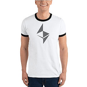 Ethereum T-shirts - Ethereum surface design Men's Ringer T-Shirt TCP1607