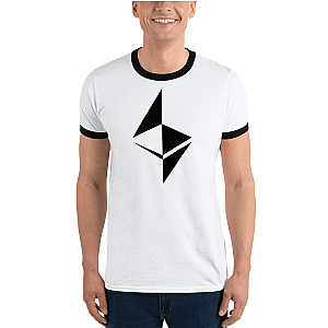 Ethereum T-shirts - Ethereum surface design Men's Ringer T-Shirt TCP1607