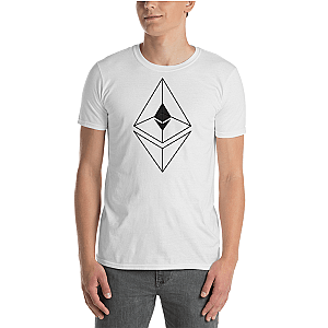 Ethereum T-shirts - Ethereum line design Men's T-Shirt TCP1607